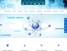 Tablet Screenshot of colegiodequimicos.org